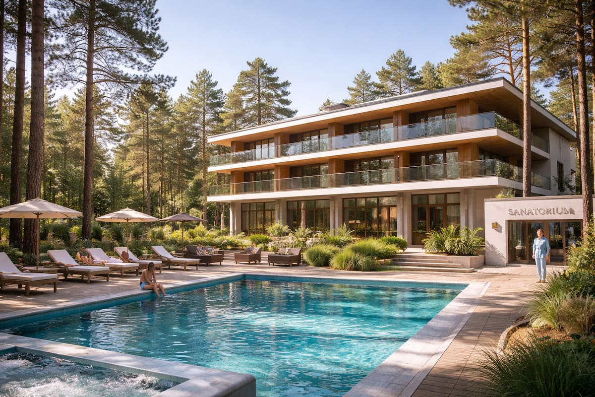 Санаторий с бассейном