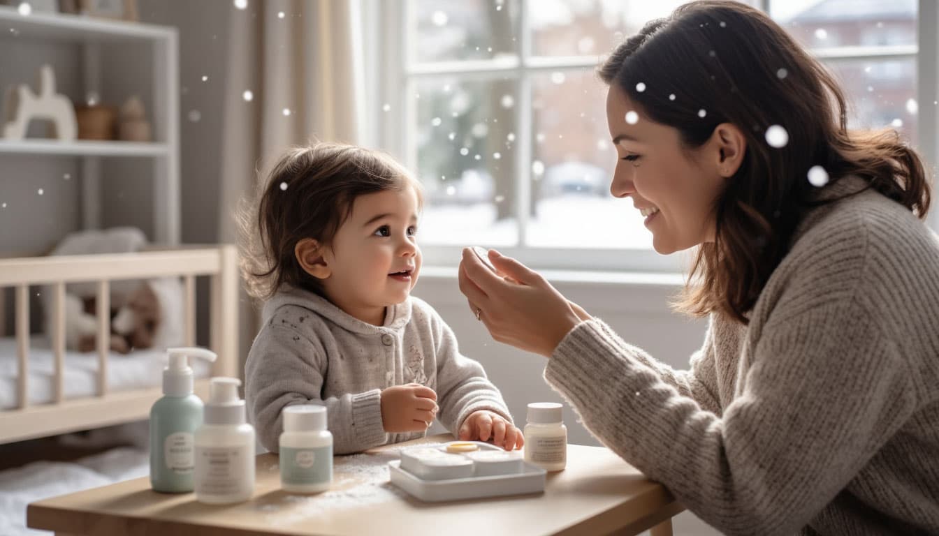 Уход за кожей детей зимой Уход за кожей детей зимой